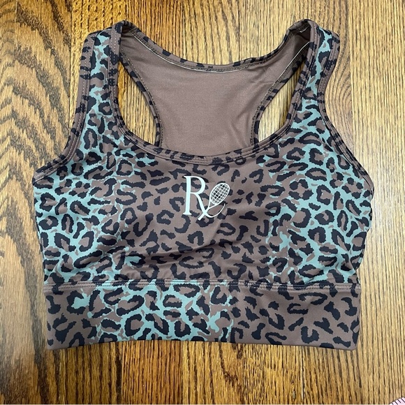 The Farmers Market Global Leopard Camo Sports Bra Size Small, NWOT - Picture 1 of 4